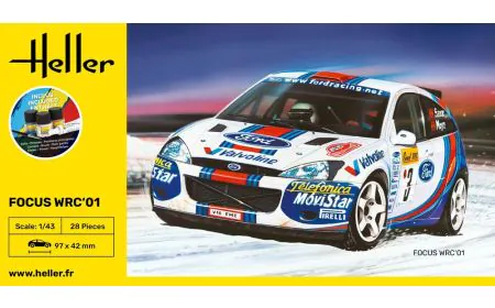 Heller 1:43 Gift Set - Focus WRC'01