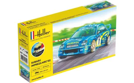 Heller 1:43 Gift Set - Impreza WRC'02