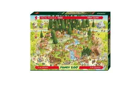 Heye Puzzles - 1000 Pc - Black Forest Habitat (Damaged Box)