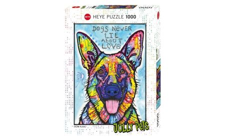 Heye Puzzles - 1000 Pc - Dogs Never Lie (Damaged Box)