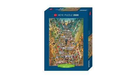 Heye Puzzles - 2000 pc Protest! Degano (Damaged Box)