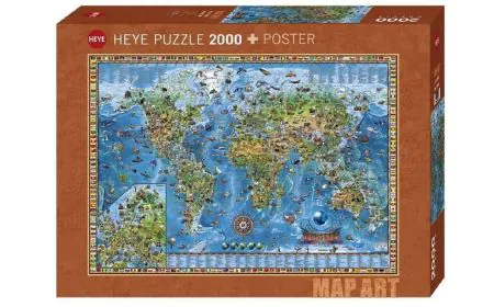 Heye Puzzles - 2000 Pc - Amazing World (Damaged Box)