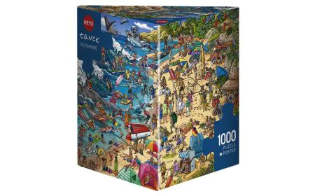 Heye Triangular 1000 Pc - Seashore, Tanck (Dam-Box)