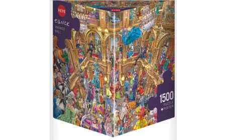 Heye Puzzles - Triangular 1500 pc - Masked Ball, Tanck