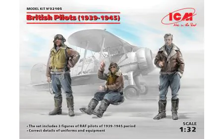 ICM 1:32 - British Pilots 1939-1945 (Damaged Box)