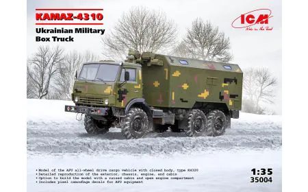 ICM 1:35 - KAMAZ-4310 Ukrainian Military Box Truck