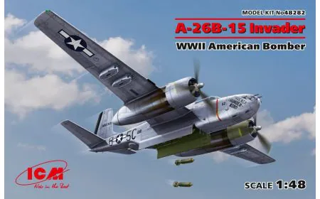 ICM 1:48 - A-26B-15 Invader WWII American Bomber (Dam-Box)