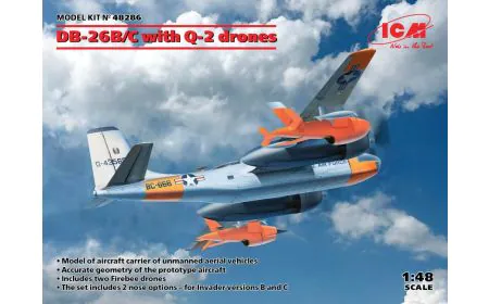 ICM 1:48 - DB-26B/C With Q-2 Drones (Damaged Box)