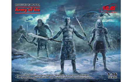 ICM 1:16 - Army of Ice (Night King, Great Other, Wight)