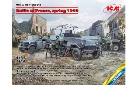 ICM Diorama 1:35 - Battle of France, German Combat Vehicles