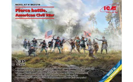 ICM 1:35 - Fierce Battle, American Civil War