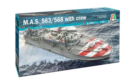 Italeri Ships 1:35 - M.A.S. 568 4a Serie with crew