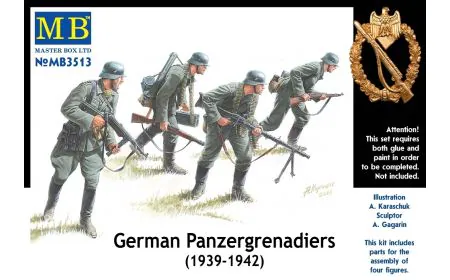 Masterbox 1:35 - German PzGren 1939-1942 (Dam-Box)