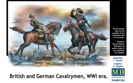 Masterbox 1:35 - British and German Cavalrymen WWI Dam-Box