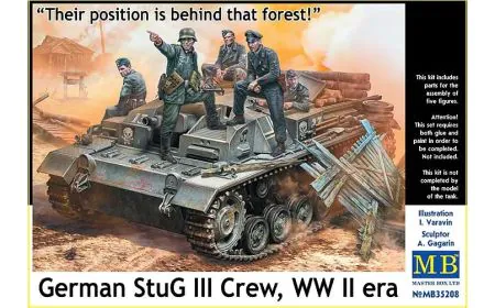 Masterbox 1:35 - German StuG III Crew (Damaged Box)