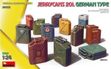 Miniart 1:24 - Jerrycans 20L German Type