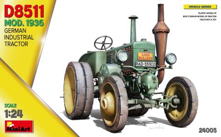 Miniart 1:24 - German D8511 Industrial Tractor Mod 1936