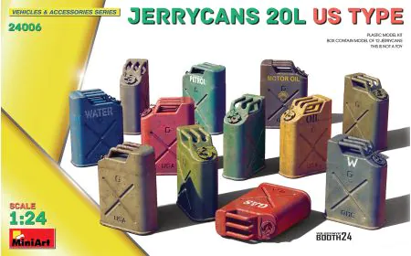 Miniart 1:24 - Jerrycans 20L US Type