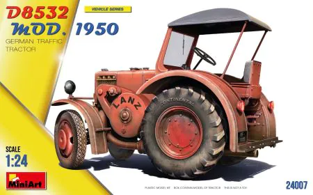 Miniart 1:24 - German Traffic Tractor D8532 Mod 1950