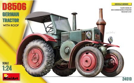 Miniart 1:24 - German Tractor D8506 w/ Roof