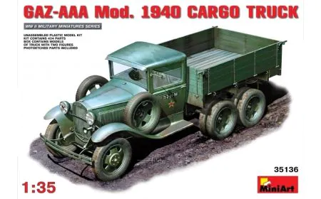 Miniart 1:35 - GAZ-AAA Mod.1940 Cargo Truck