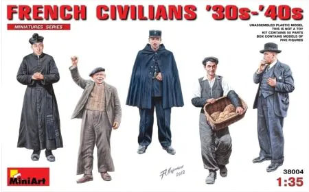 Miniart 1:35 - French Civilians 30s-40s