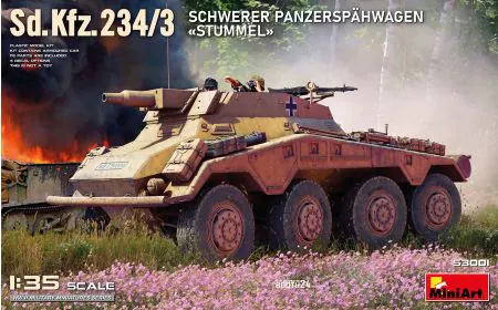 Miniart 1:35 - Sd.Kfz.234/3 Sc hwerer Panzerspahwagen Stummel