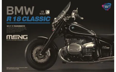 Meng Model 1:9 - BMW R18 Classic (Pre Coloured)