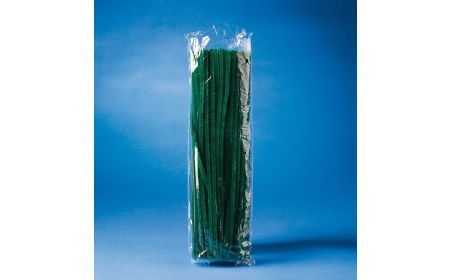 Playbox - Fluffy chenille green 30 cm,100 pc (Dam)