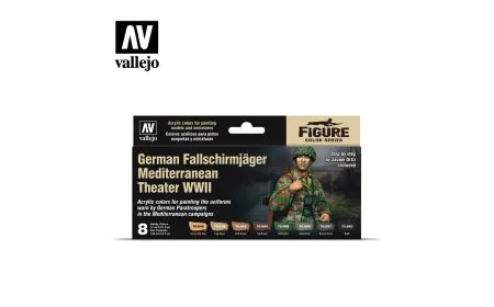 AV Vallejo Model Color Set - German Fallschirmjager (x8)