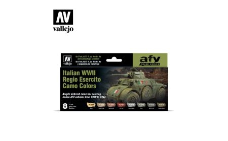 AV Vallejo Model Air Set - Italian WWII Camo Colors (x8)