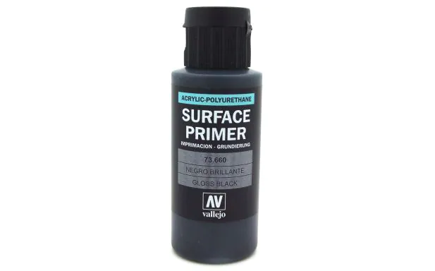 AV Vallejo Metal Color - Gloss Black Primer 60ml