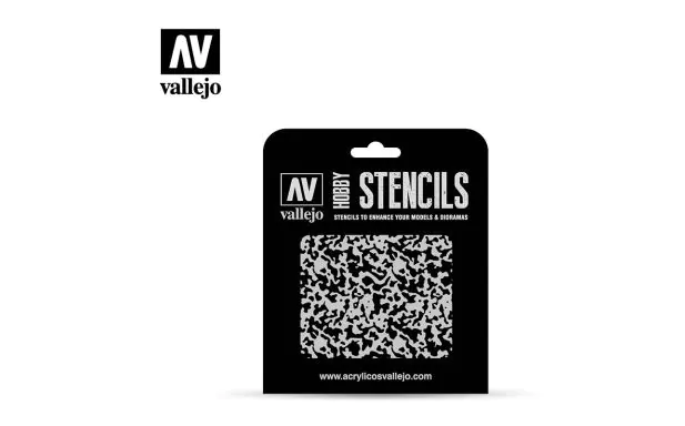 AV Vallejo Stencils - 1:48 Weathered Paint