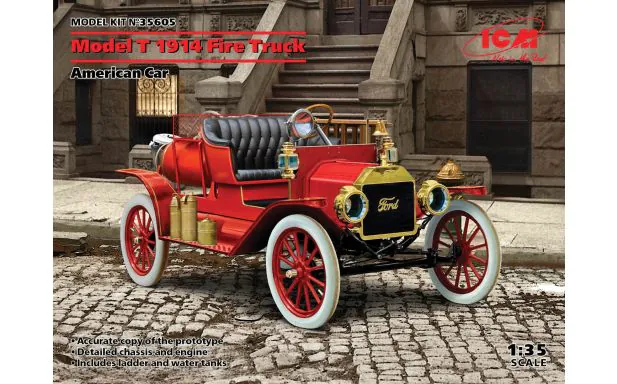 ICM 1:35 - Model T 1914 Fire Truck, American Car