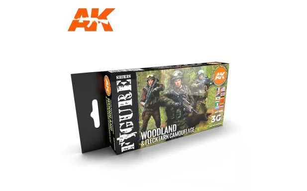 AK Interactive Set - MODERN WOODLAND/FLECKTARN CAMO