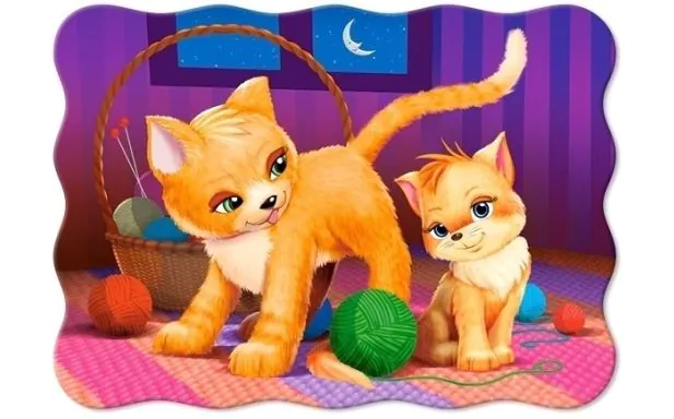 Castorland Jigsaw 30 pc Cat and Kitten (Damaged Box)