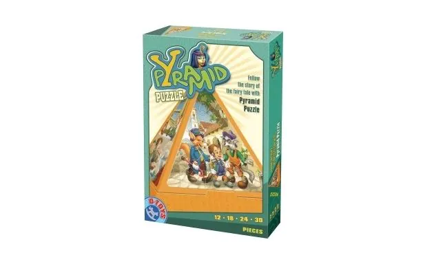 * D-Toys - Pyramid Puzzles (12 -18-24-30 Pcs) - Fairytales 2