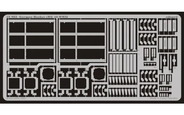 * Eduard Photoetch 1:35 - Germ an Rocket sWG 40 WWII (Dragon)