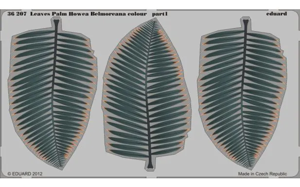 *Eduard Photoetch 1:35 - Leaves Palm Howea Belmoreana