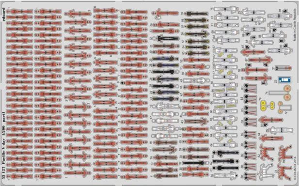 * Eduard Photoetch 1:200 - S.A Pacific V-Day Figures (Tru)