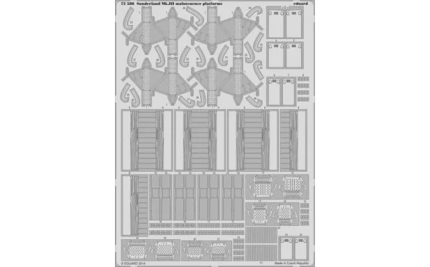 * Eduard Photoetch 1:72 - Sunderland Mk.III Platform