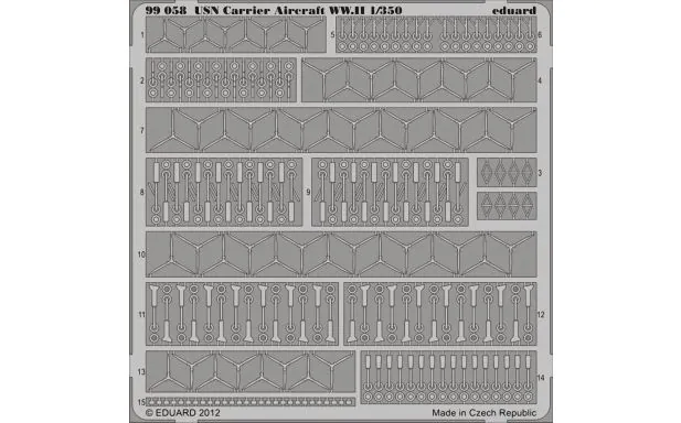 * Eduard Photoetch 1:350 - USN Aircraft Accessories WWII