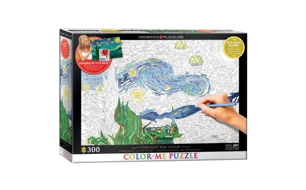 * Eurographics Puzzle 300 Pc - Colour-Me - Starry Night