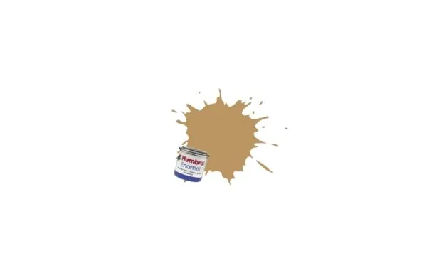 *Humbrol Enamels 14ml - Desert Yellow (Matt) (AA1033)