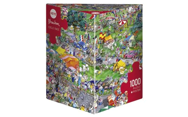 Heye Triangular 1000 Pc Cycle Race (Damaged Box)