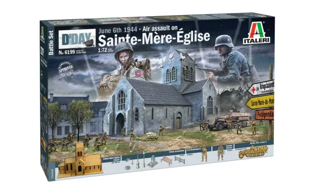 Italeri 1:72 Set - BATTLE OF NORMANDY Sainte-M re- glise