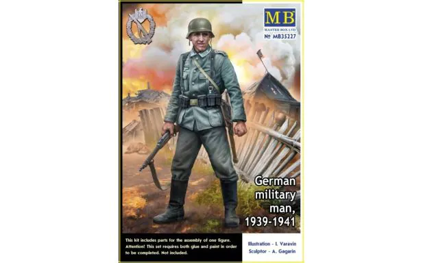 Masterbox 1:35 - German Military Man, 1939-1941