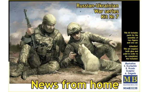 Masterbox 1:35 - Kit No.7 News from Home  (UKR-RUS War)