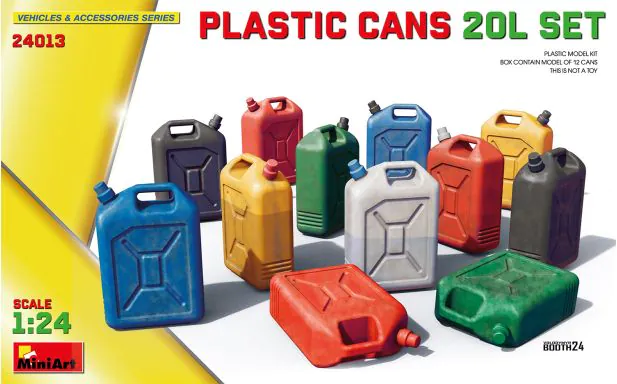 Miniart 1:24 - Plastic Cans 20L Set