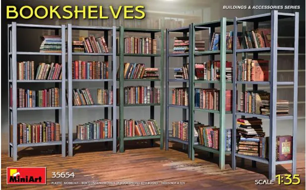 Miniart 1:35 - Bookshelves